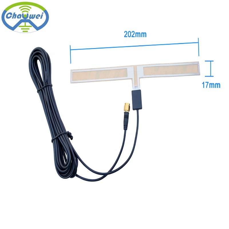 Factory Vehicle Active Digital TV Antenna HDTV DTMB DVB-T ISDB ATSC TV Antenna for Car