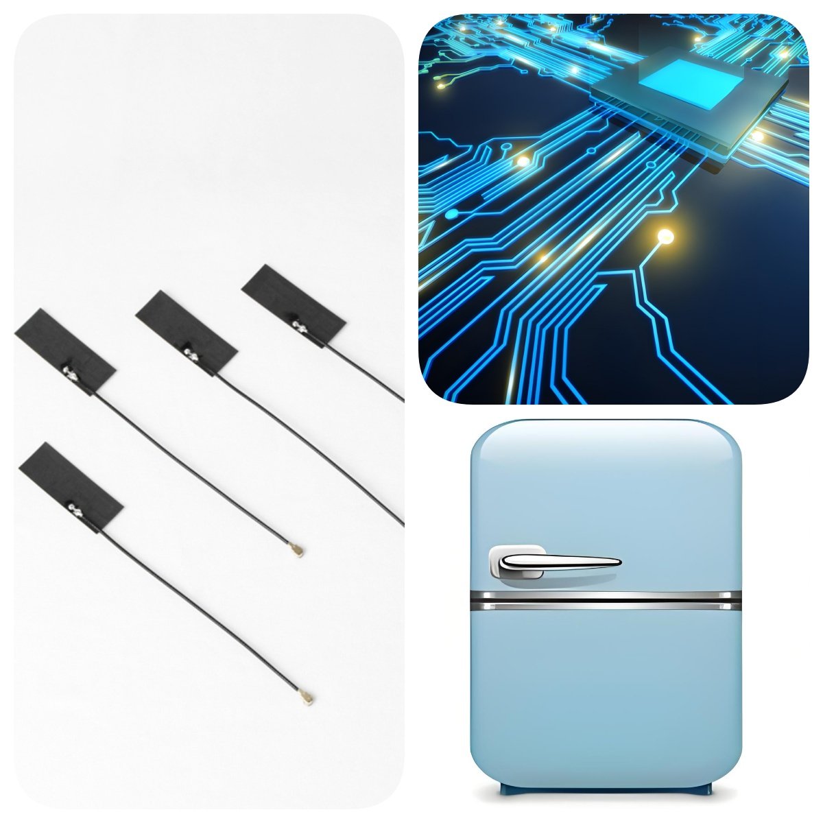 Wholesale and OEM 1575.42MHz FPC Patch Antenna for Car play or Medical Machines Internal Passive MHF4 with Liner Polarization