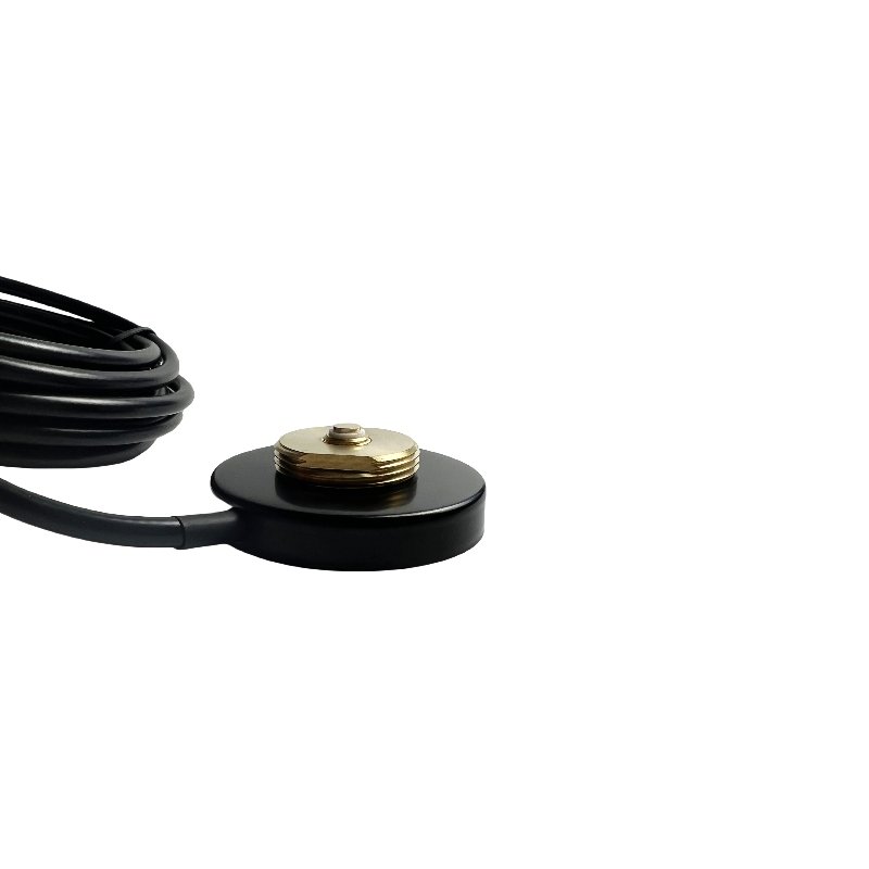 NMO Strong Magnet 55mm Diameter Magnet Antenna Mount With 5M RG58 Feeder Cable For Mobile Radio PL259 Magnetic Antenna Base