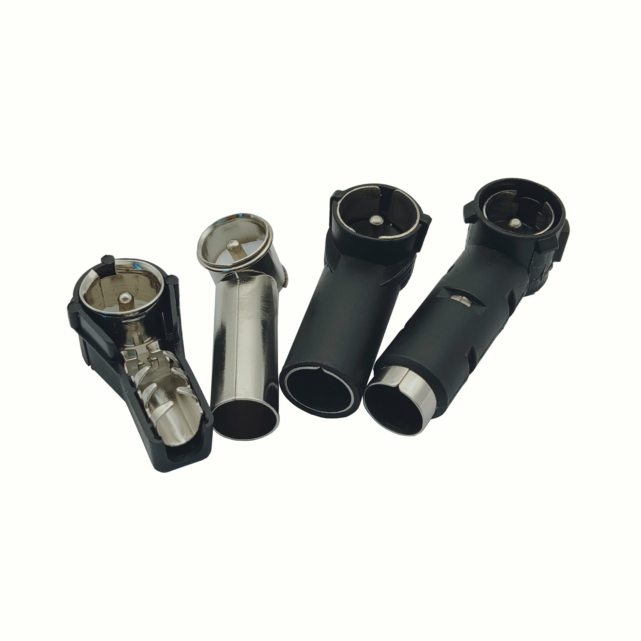 Car Radio Stereo Nickel-plated DIN 41585 Female to ISO Male Plug Aerial Antenna Adapter Adaptor JASO Antenna Connector