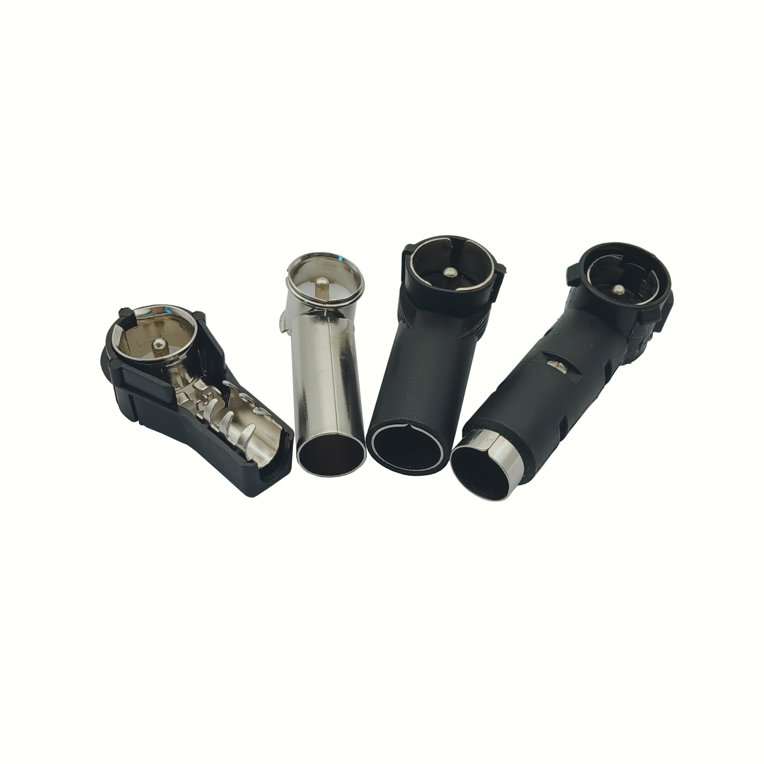 Car Radio Stereo Nickel-plated DIN 41585 Female to ISO Male Plug Aerial Antenna Adapter Adaptor JASO Antenna Connector