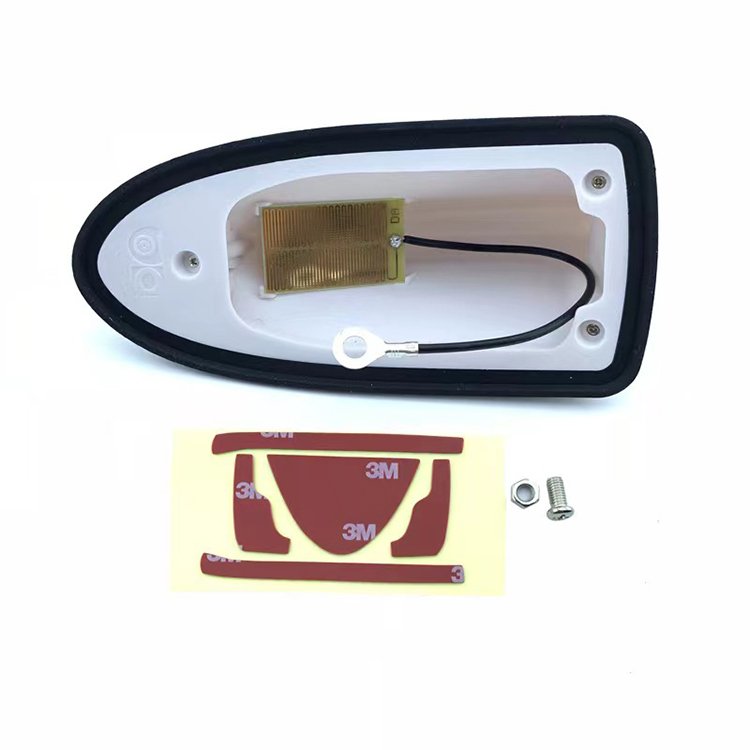 Universal Antenna Shark Cover Car Carbon Fiber Antenna Shark Fin Cover Trim Fitment With Radio Function