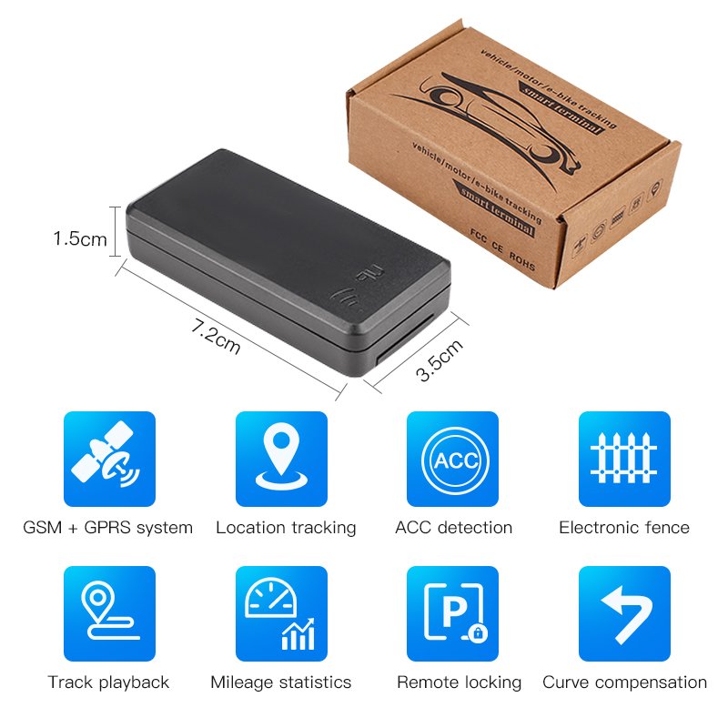 4G GPS Tracker Motorcycle Bike Vehicle Car GPS Tracking Device With Free APP