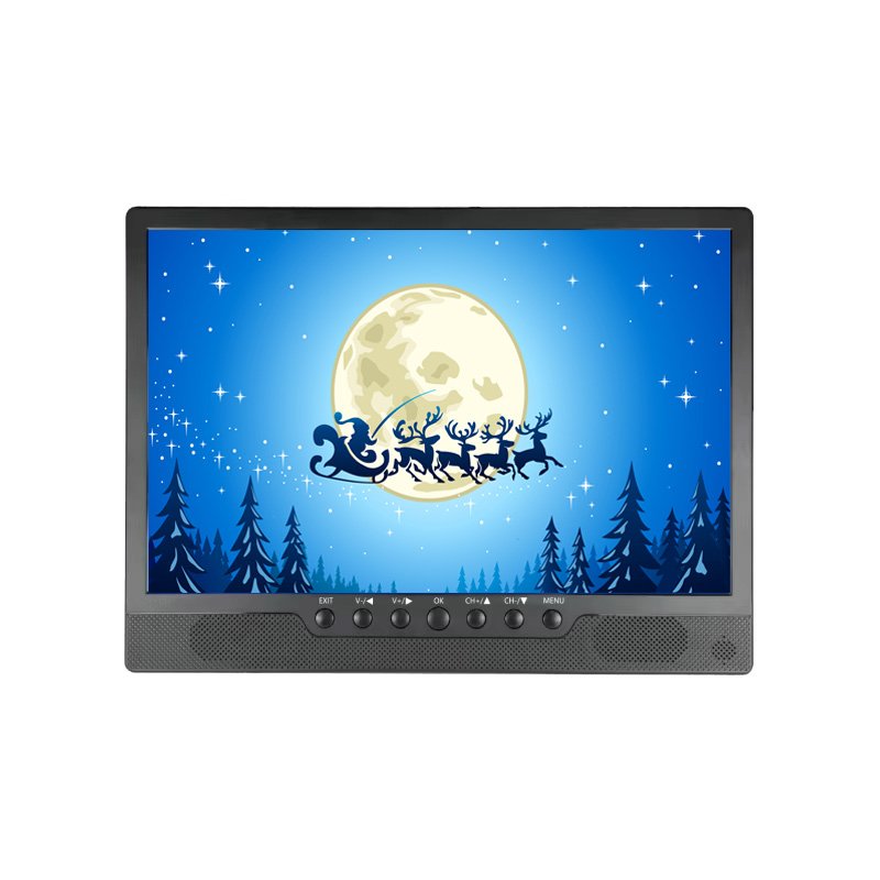 17.3 Inch Portable Built in Battery and External Antenna TV Suitable for Outdoor Camping/home/car