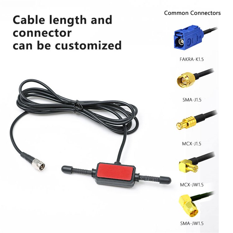 Wireless Car Stick Dual Polarization GSM Broadband Antenna Factory price VHF UHF digital TV antenna indoor omni horn antenna