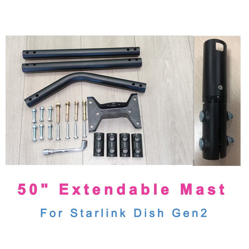 Starlink Satellite Dish Mounting Kits for Starlink Internet Gen 2 Compatible for Starlink Standard Antenna V2