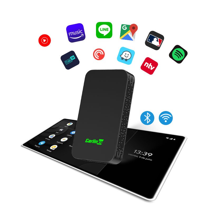 Carlink Portatil Wireless Carplay Adapter Cars Android Bluetooth Auto Dongle Ai Box Carlinkit 50 5.0 for Iphone Apple