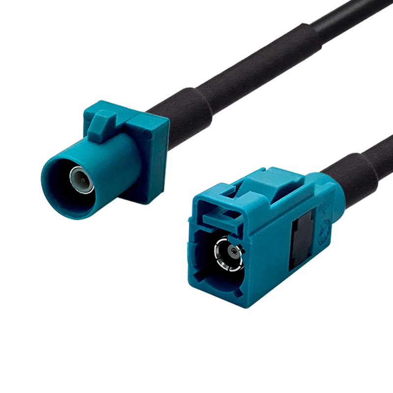 RG174 Coax Cable FAKRA Z Female to Female Jack Adapter Auto Car Navigation GPS Antenna Extension Pigtail Coax Cable