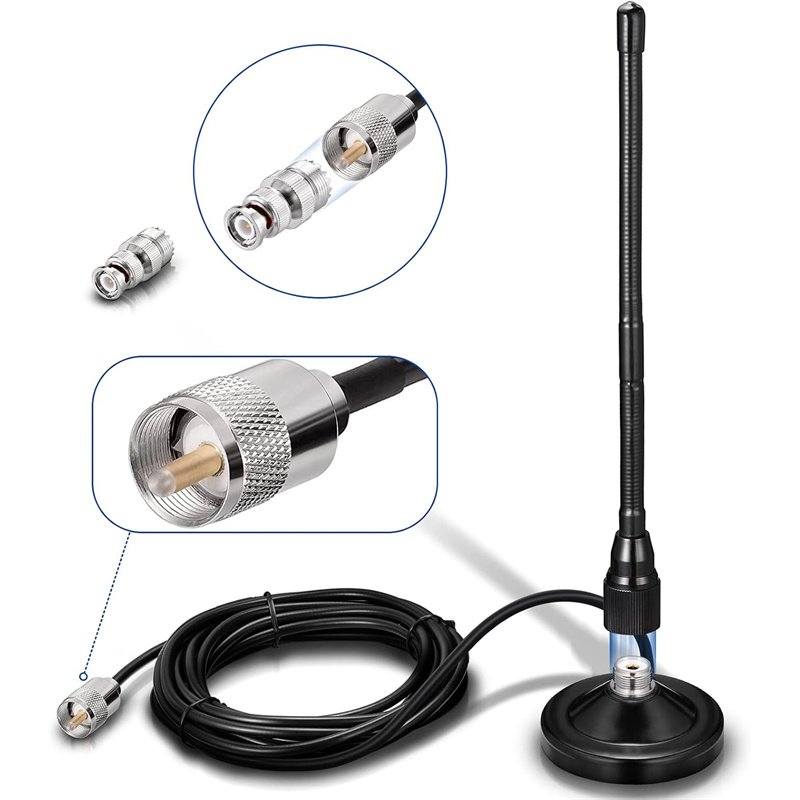 27MHz Car Antenna Ham Radio CB Radio Antenna With Magnetic Base Long Range Outdoor WiFi Antenna