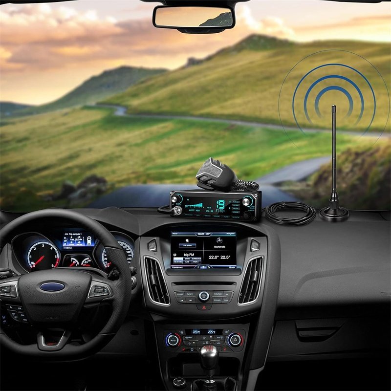 27MHz Car Antenna Ham Radio CB Radio Antenna With Magnetic Base Long Range Outdoor WiFi Antenna