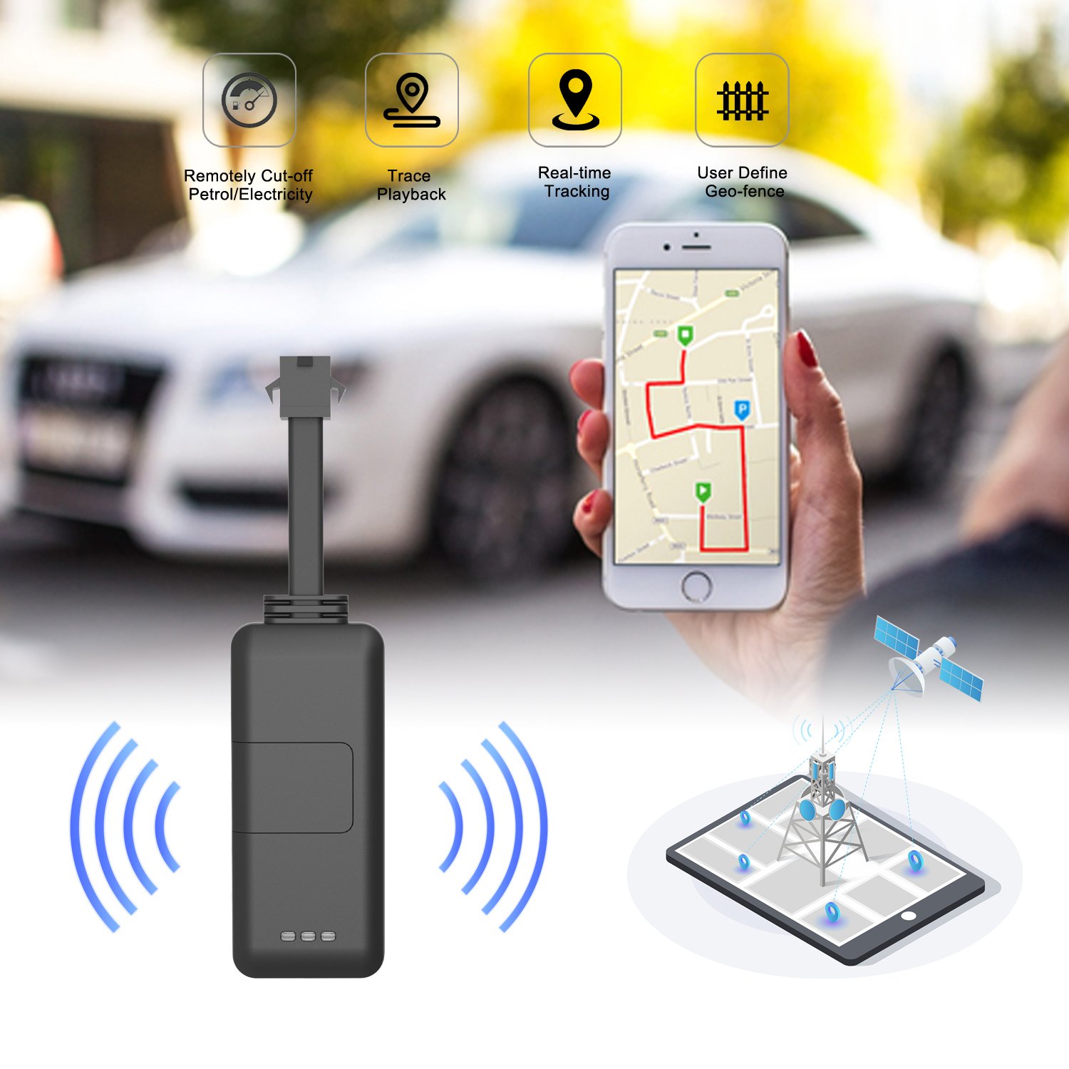 EV02 Vehicle GPS Tracker 2G Network for Sell Mini Car GPS Tracking Device