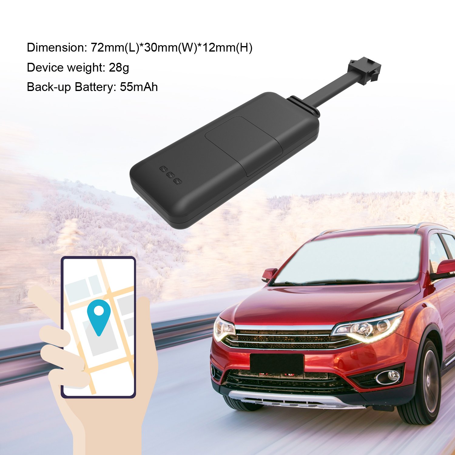 EV02 Vehicle GPS Tracker 2G Network for Sell Mini Car GPS Tracking Device