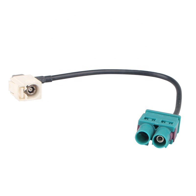 FOR VW Car Radio RCN210 RCD330 RCD330 G FAKRA Antenna Adapter Radio 2 to 1 MFD 187A 187B