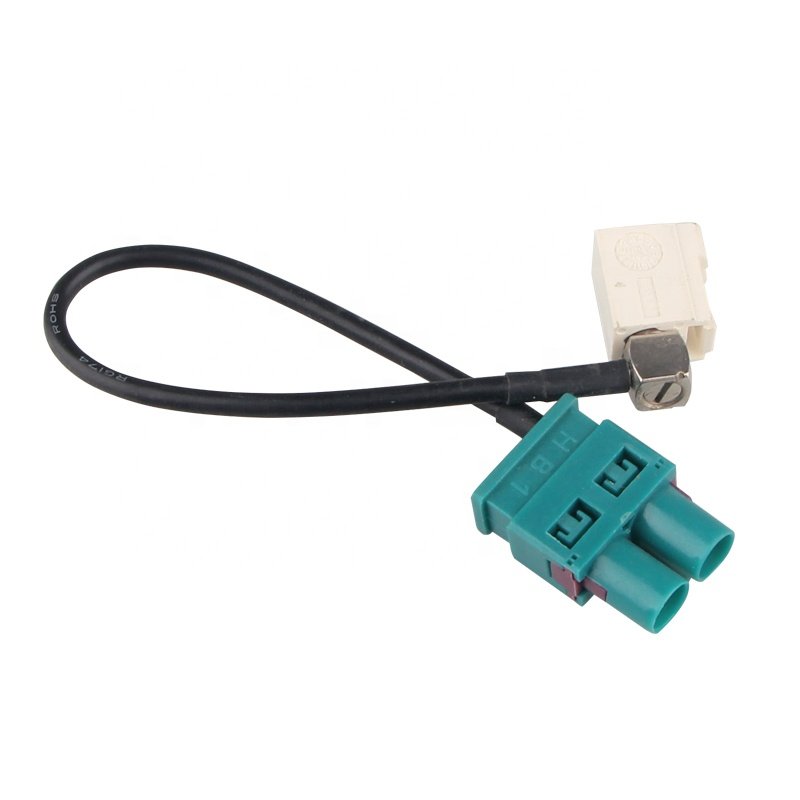FOR VW Car Radio RCN210 RCD330 RCD330 G FAKRA Antenna Adapter Radio 2 to 1 MFD 187A 187B