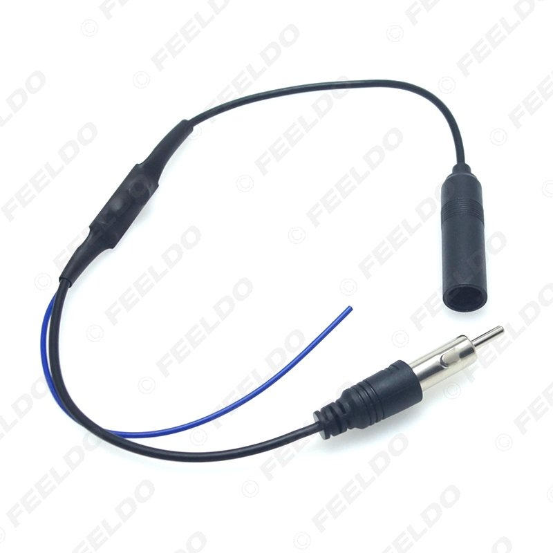 Car Radio FM Antenna Adapter With Booster Installation Connector Cable for Volkswagen BMW AUDI Ford Plug Wire Harness