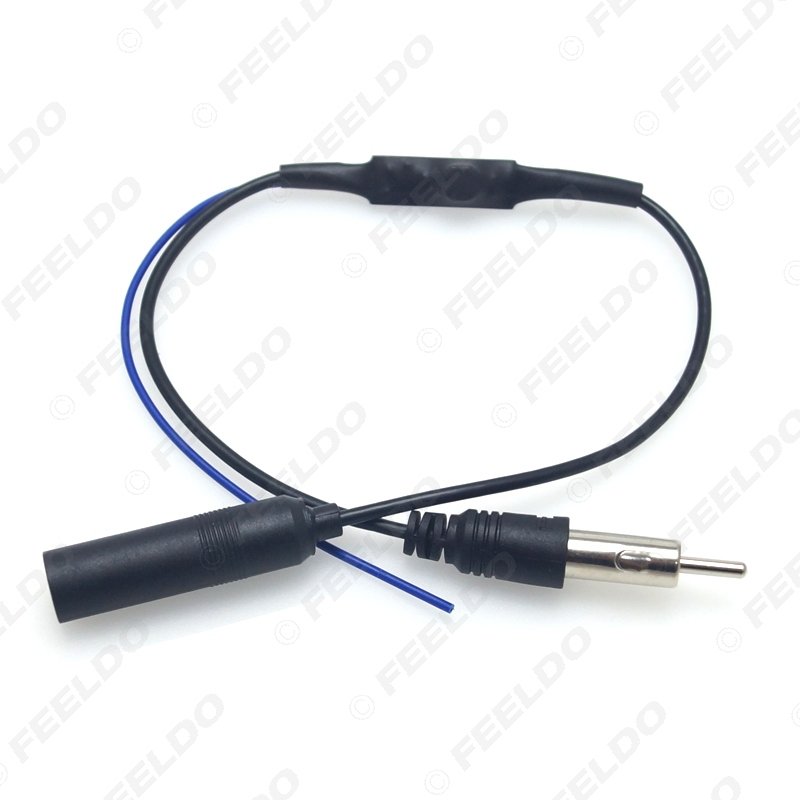 Car Radio FM Antenna Adapter With Booster Installation Connector Cable for Volkswagen BMW AUDI Ford Plug Wire Harness