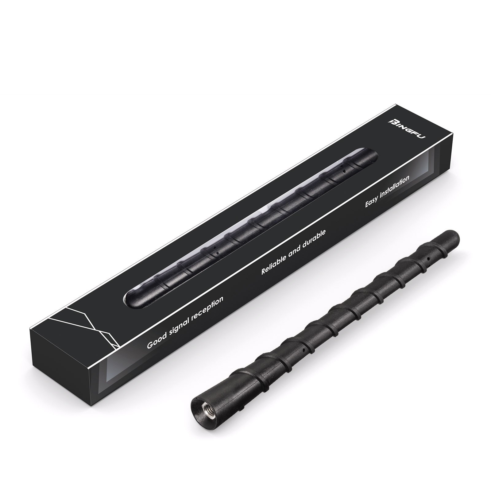 Bingfu Vehicle Rubber Antenna Mast Car Truck Antenna Replacement for GM Chevy Chevrolet Silverado Radio Antenna