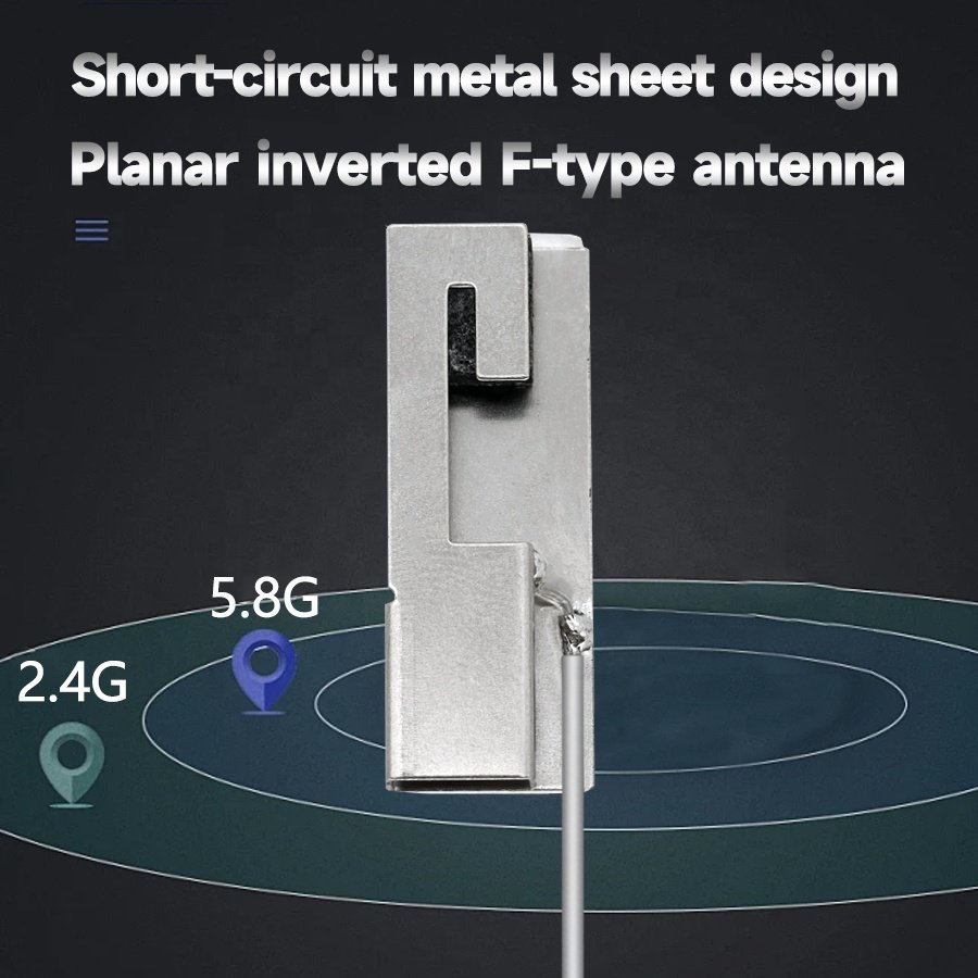 Internal 4dBi 2.4G 5.8G Dual Band WiFi UFL U.FL PIFA Antenna Car 2.4/5GHz Metal Dip for IoT
