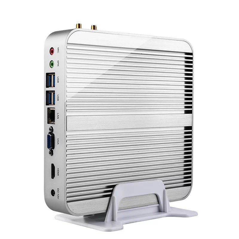 Business Computer With Intel Core I5 6200U 8GB RAM DDR3 128GB SSD 12V Fanless Mini PC HD520 Graphic Win10 for Games