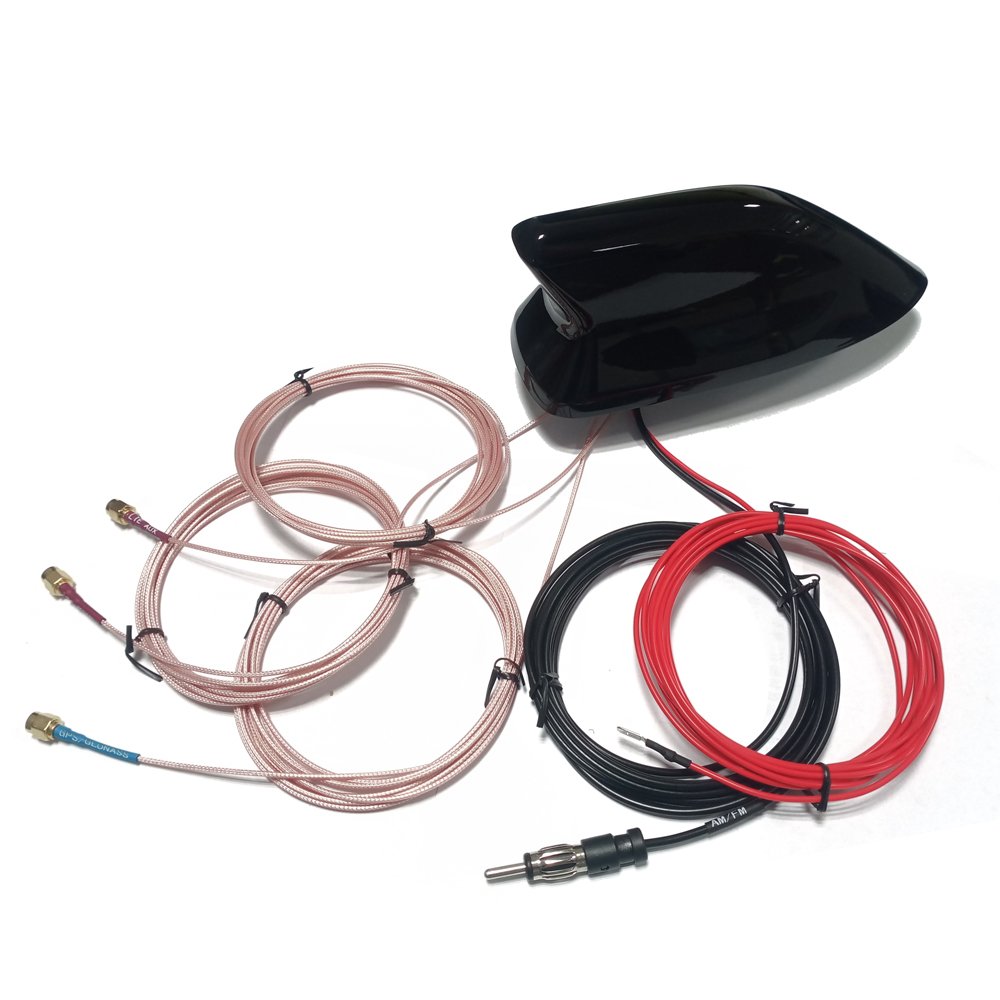 JCM072 Top Mount Dvb-T Shark Fin Antenna Gps/Radio Am Fm