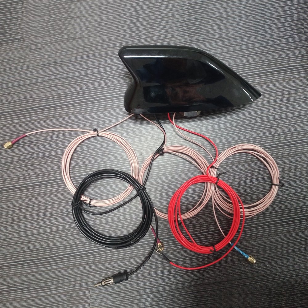 JCM072 Top Mount Dvb-T Shark Fin Antenna Gps/Radio Am Fm
