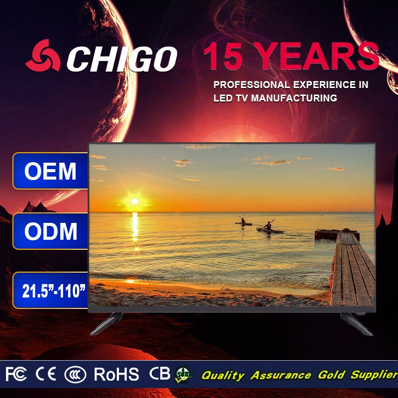 4K LED Android Smart TV China Hot Sale 32 40 42 50 65 75 Inch Flat Screen HD LED TV LCD 32 50 55 Inch Television Black OEM Hotel