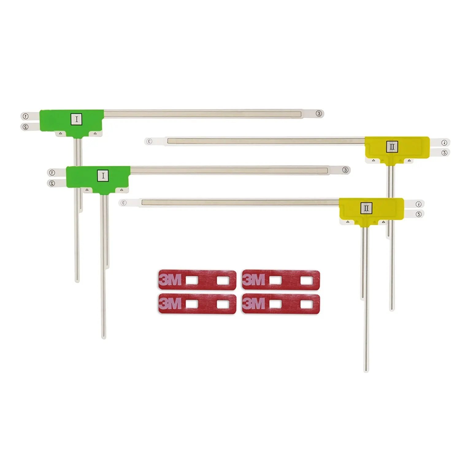 Antenna Factory Supply Japan& Brazil Best Indoor ISDB-T Car Film Antenna TV GPS Combo Antenna