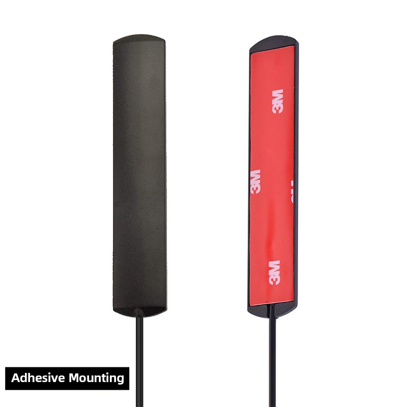 VHF UHF Coaxial Antenna for Car Truck Adhesive Mount Ham Radio Amateur Mobile Scanner with BNC Male Patch for Vehicles