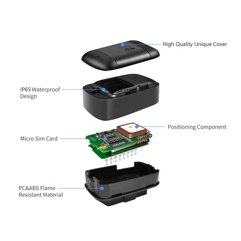 2024 Dust & Waterproof Portable Easy Install OBD2 OBD II GPS Car Tracker With Anti-theft Alarm