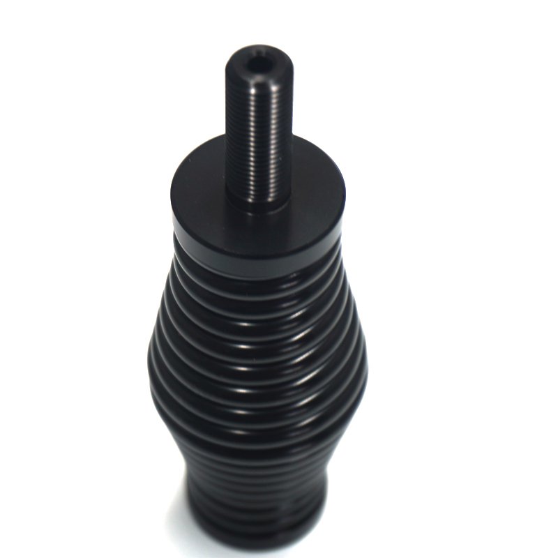 Lisheng Hot Stainless Steel Black Car Cb Antenna Spring Waist Drum Through Frequency Spring Car Flagpole Spring