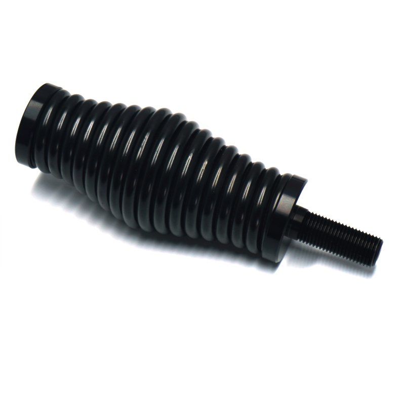 Lisheng Hot Stainless Steel Black Car Cb Antenna Spring Waist Drum Through Frequency Spring Car Flagpole Spring