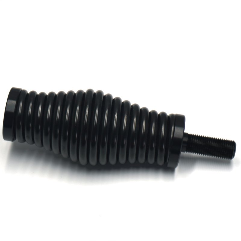 Lisheng Hot Stainless Steel Black Car Cb Antenna Spring Waist Drum Through Frequency Spring Car Flagpole Spring