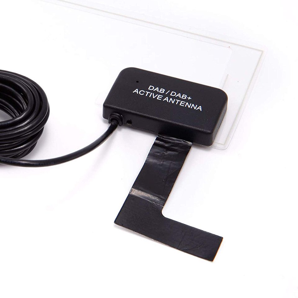 2in1 Car Digital Radio DAB Antenna+ USB File Docking Signal Receiver, DAB Sticker Antenna With USB Type Signal Transmitter
