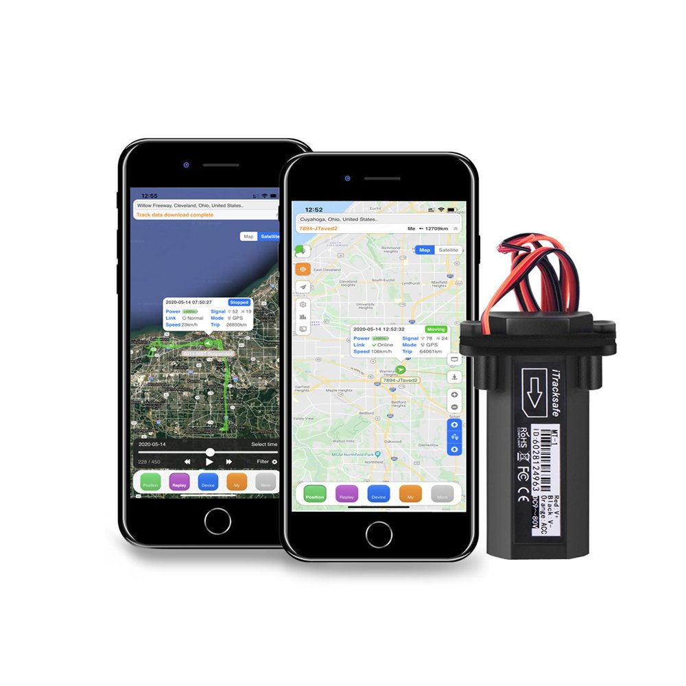 Satellite Gps Tracking Device google Maps for Car Rental No Monthly Fee