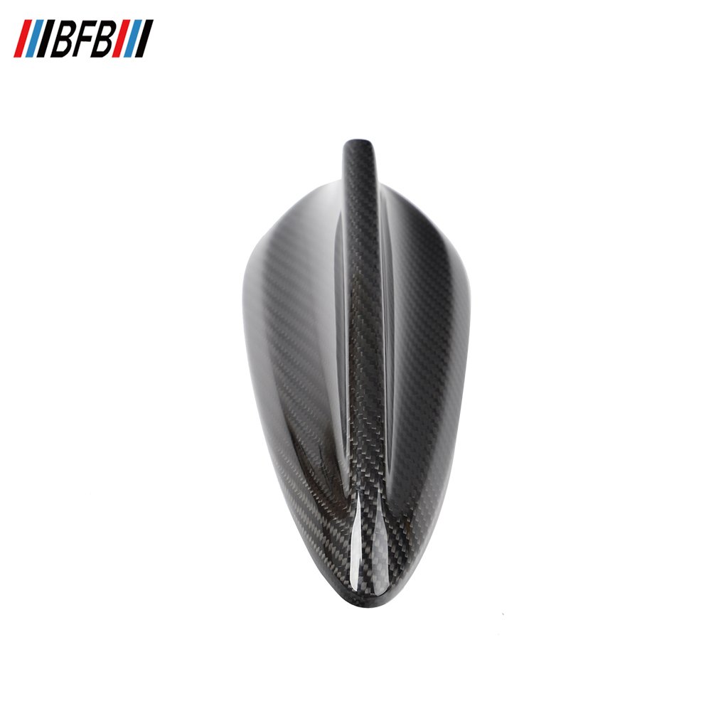 BFB Real Carbon Exterior Trim Universal Antenna Auto Shark Fin Carbon Fiber Car Radio Roof for BMW All Series