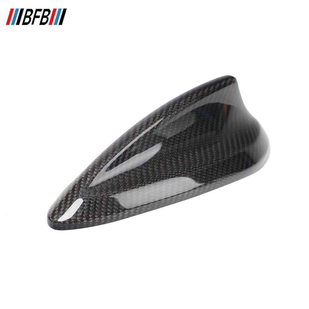 BFB Real Carbon Exterior Trim Universal Antenna Auto Shark Fin Carbon Fiber Car Radio Roof for BMW All Series