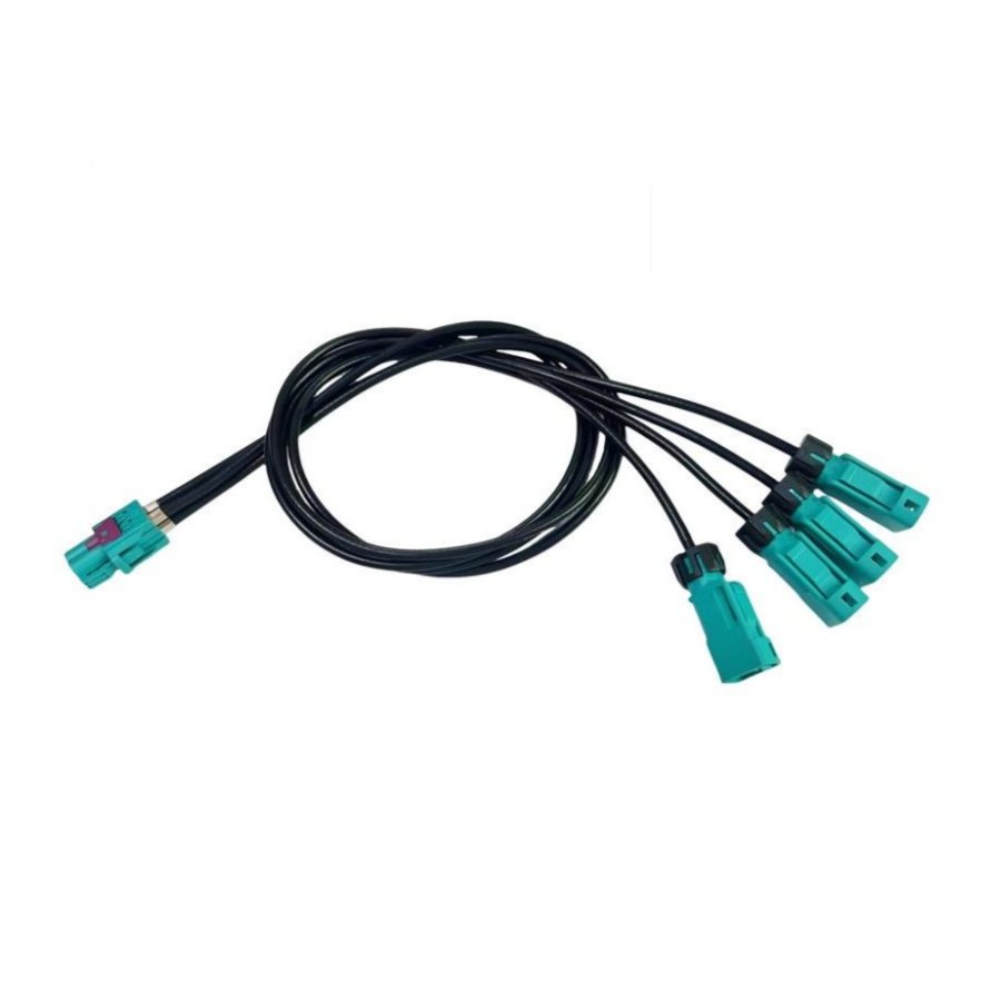 OEM ODM Fakra Extension Cable GMSL2 4 in 1 Mini for Car Camera Male Female