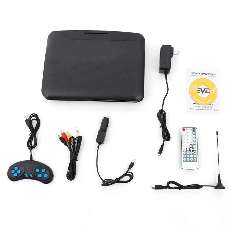 7.5 Inch LED Screen Rechargeable Battery Analog TV USB FM Portable DVD Player