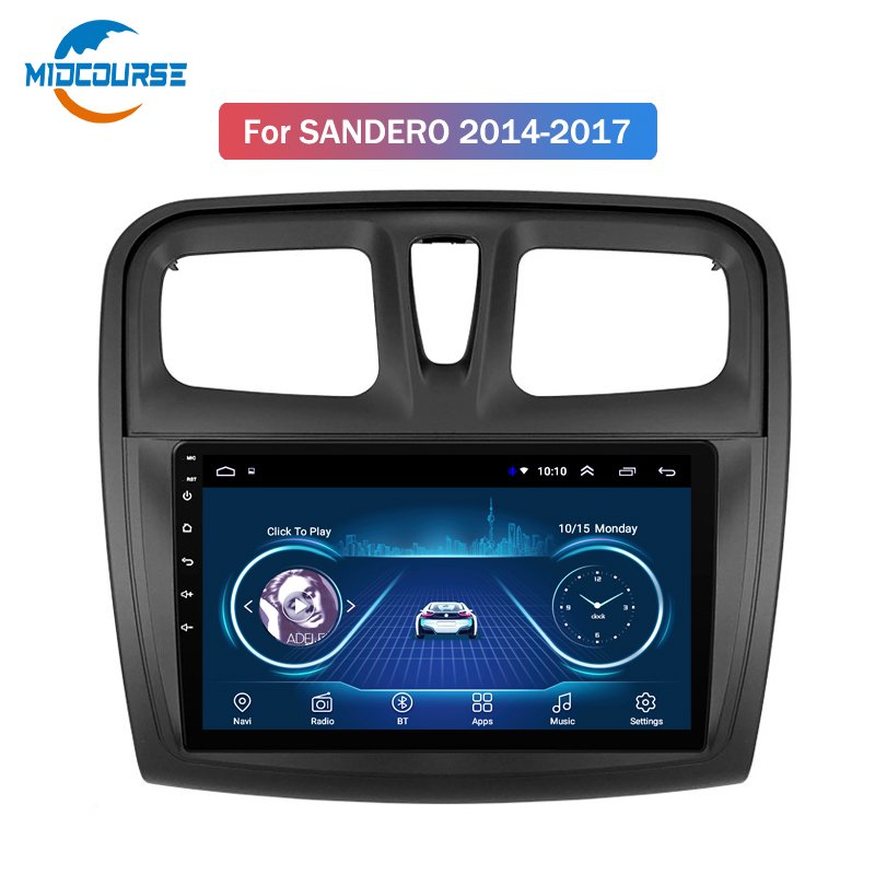 9 Inch for Renault Logan 2 2012 2019 Sandero 2 2014 2019 Symbol Car Radio Multimedia Video Player Navigation GPS Android 10