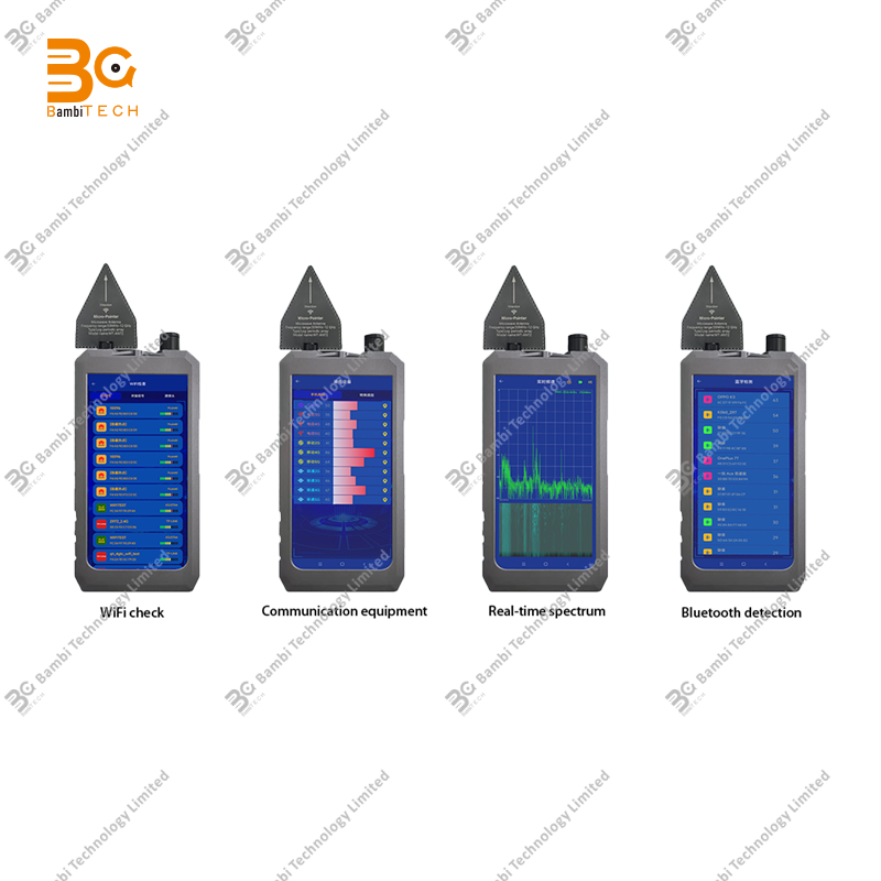 1mhz-12GHz Handheld Wireless signal Gps Scanner Detector Integrated Infrared Thermal Imaging and Temperature Measurement,