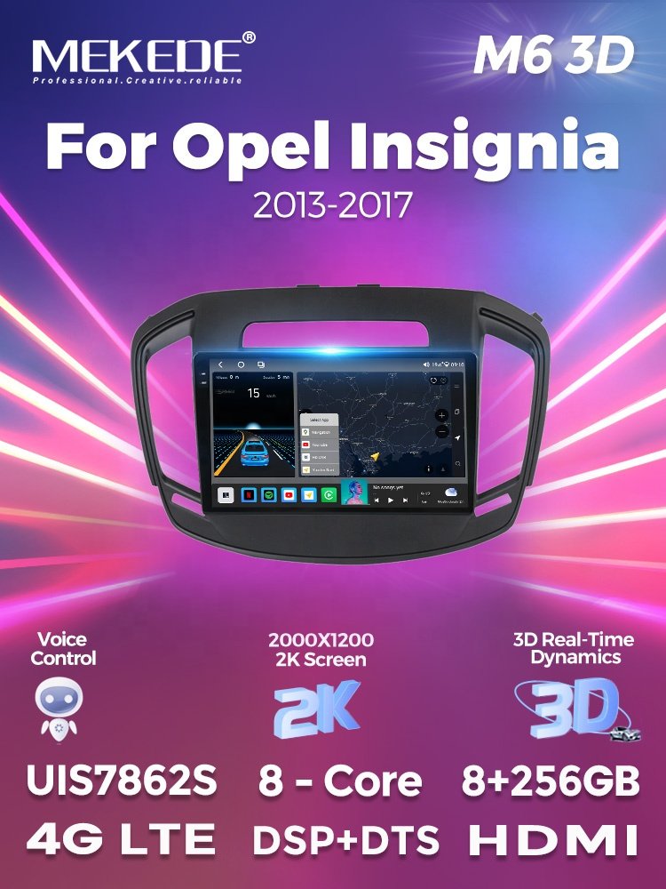 MEKEDE M6 PRO 3D Android Car 360 Panoramic Camera GPS Navigation for Opel Insignia 2013-2017 Stereo System BT 8 Core with WiFi