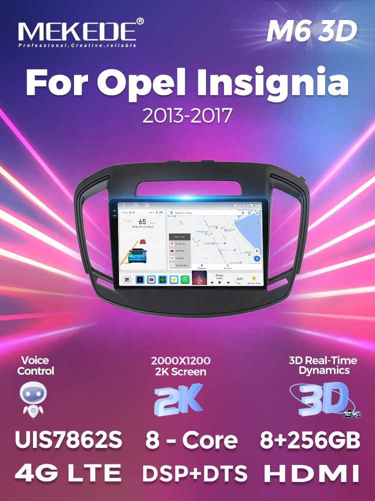 MEKEDE M6 PRO 3D Android Car 360 Panoramic Camera GPS Navigation for Opel Insignia 2013-2017 Stereo System BT 8 Core with WiFi