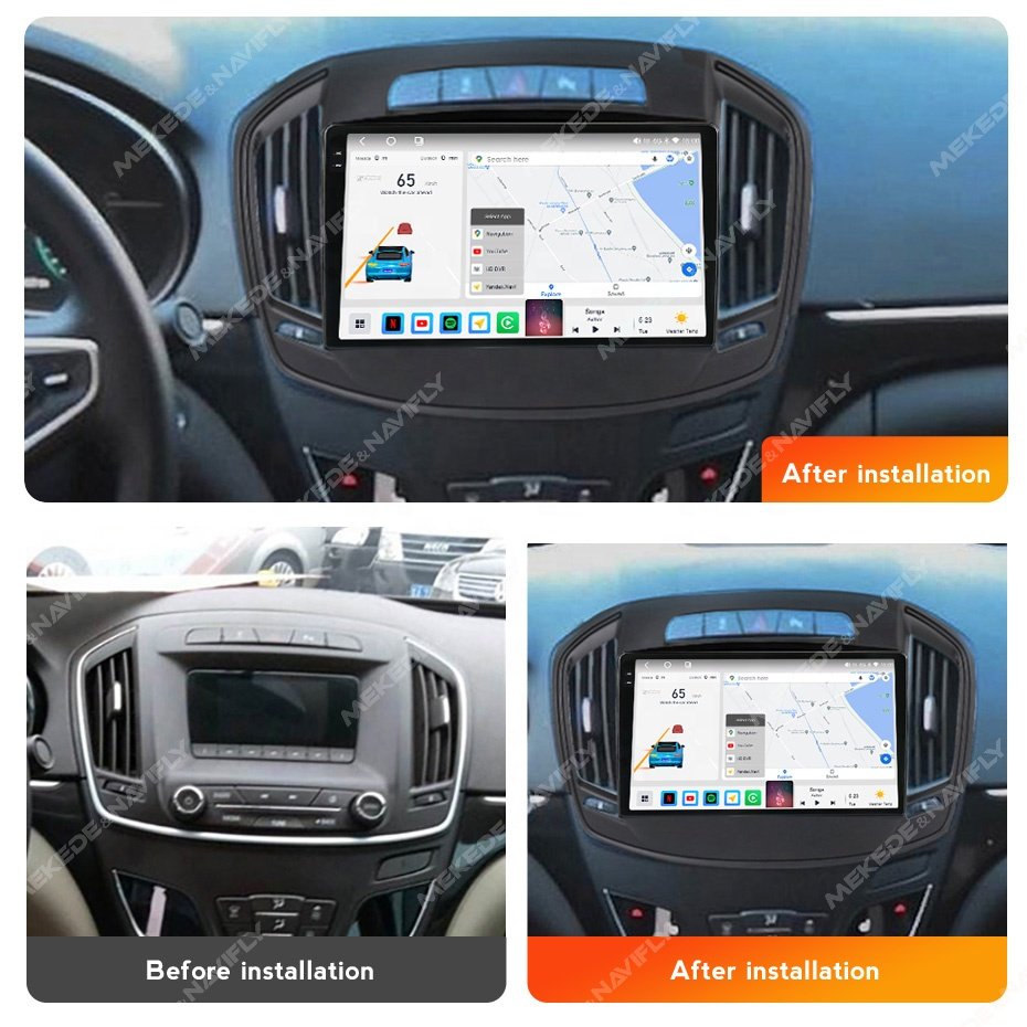 MEKEDE M6 PRO 3D Android Car 360 Panoramic Camera GPS Navigation for Opel Insignia 2013-2017 Stereo System BT 8 Core with WiFi