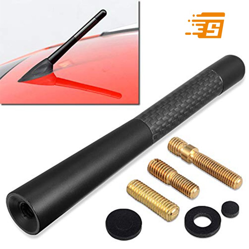 Custom Shangpo OEM ODM ISO9001 Car Antenna TV Antenna Black Universal Auto Car Roof Radio AM/FM Signal Shark Fin Style Aerial