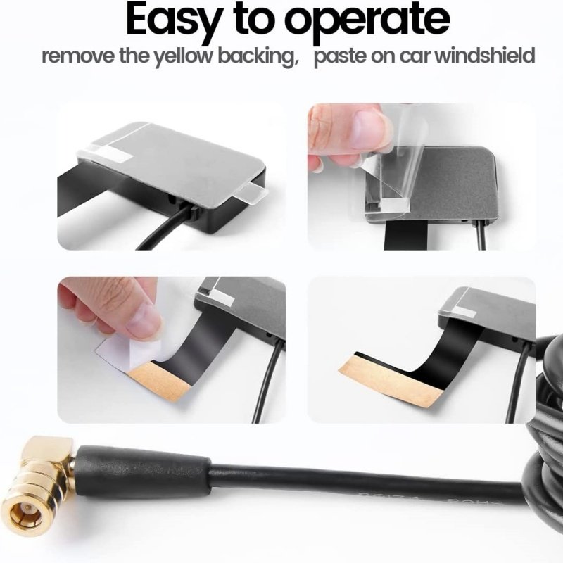 Dab Car Antenna with Signal Stabilization Receiver Am Fm Patch for Car Dab Radio