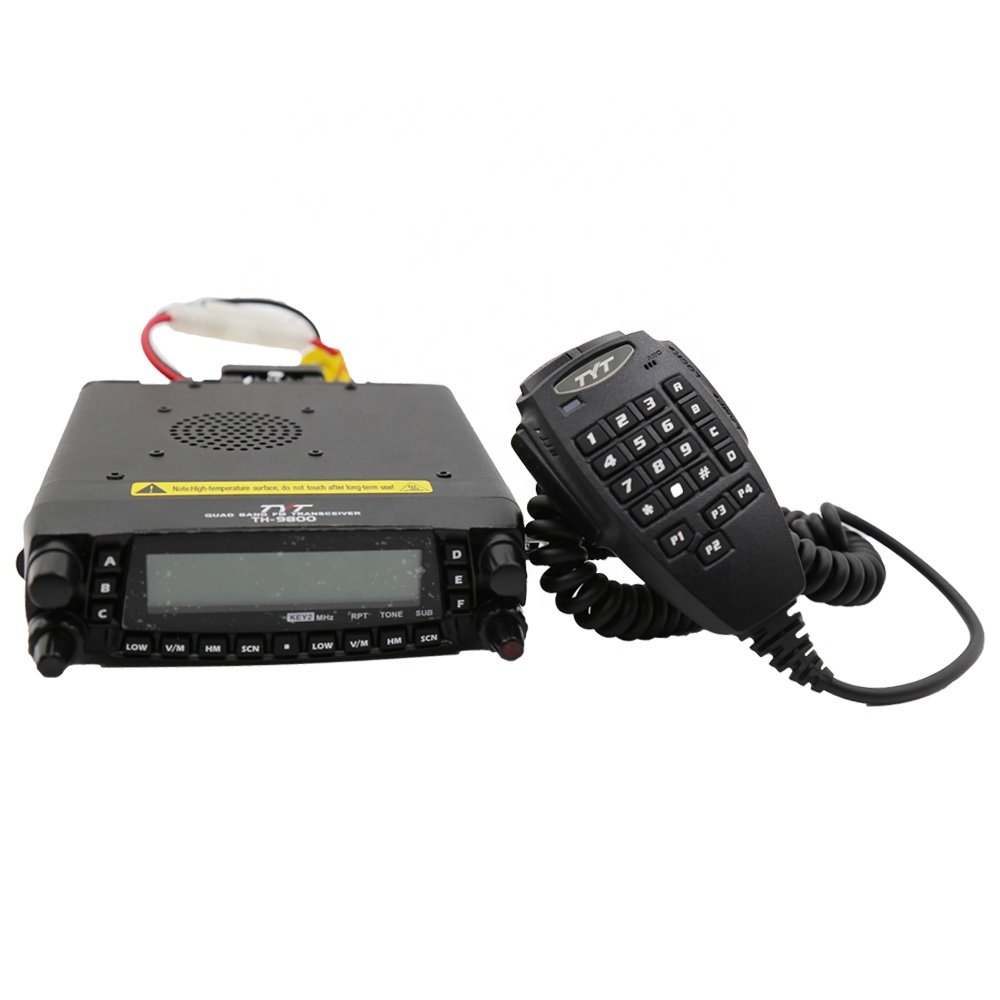 FUJIAN TYT TH-9800 Mobile Transceiver 50W Car Radio Mini Transceiver - Repeater 136-174mhz 400-470mhz TYT TH9800 Black 2 Pcs