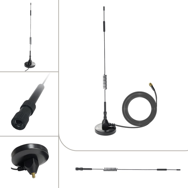 Customize 698~960MHz 1710~2700MHz External High Gain Sucker 2dbi SMB Connector Magnetic Communication Antenna