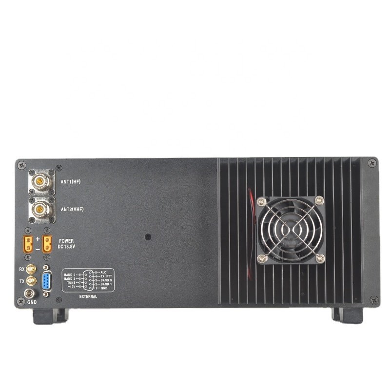 100W SSB CW Walkie Talkie DDC DUC All Mode Amateur Ham Radio 0.5-750MHZ Built-in Antenna Tuner HF Transceiver