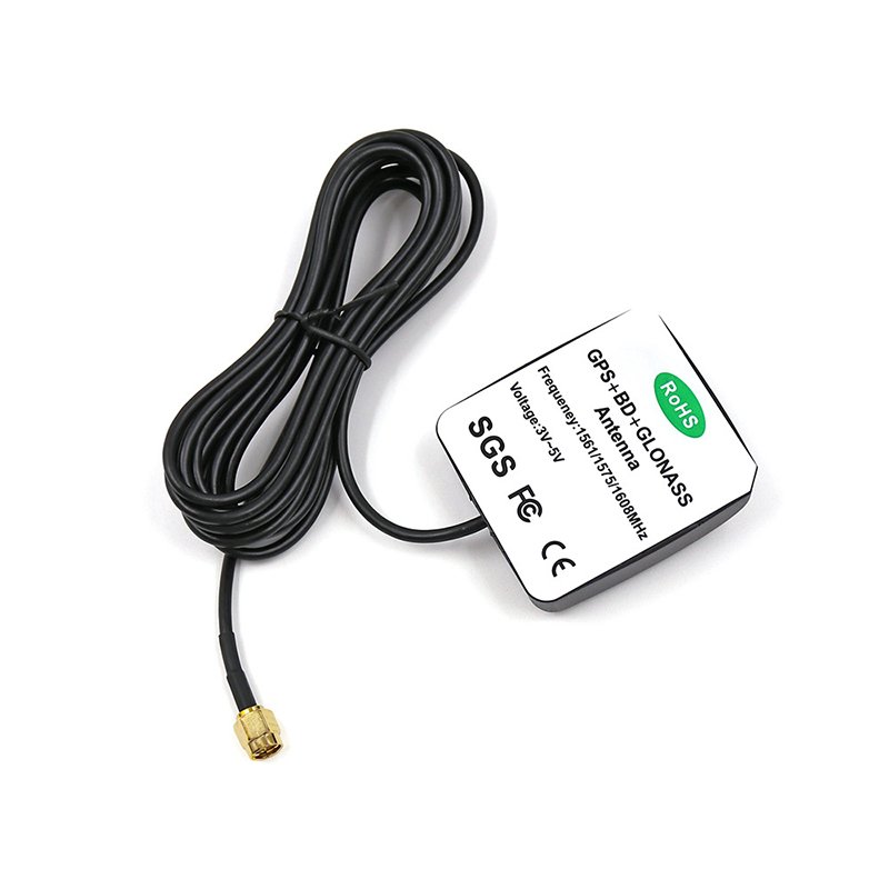Factory Price GNSS Magnetic Four Star Single Frequency GPS Beidou Car Navigation Antenna 50 Ohm SMA Connector for Vehicles