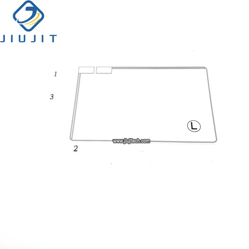 L Antenna DVB-T Transparent Film DAB Antenna ISDB TV FM Antenna For Japanese Car